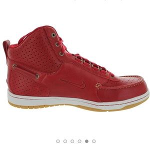Nike Red Mad Jibe Mid leather sneakers Size 11.5